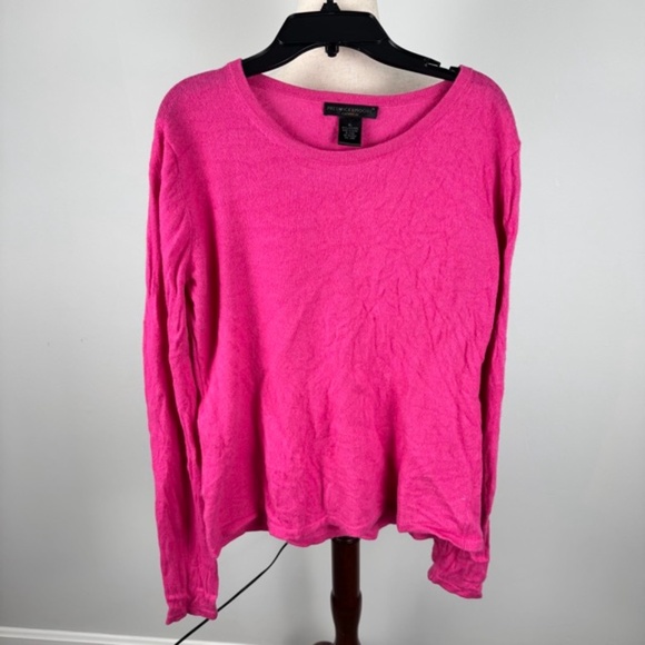 Preswick & Moore Sweaters - Preswick & Moore 100% Cashmere Pink Crewneck Sweater